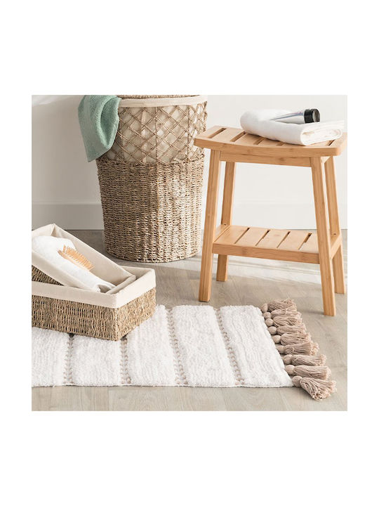 Stool For Kitchen Wooden Brown 25.2x39.5x46cm