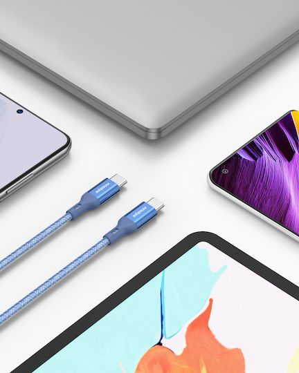 Innostyle USB 2.0 Kabel USB-C männlich - USB-C 60W PD Schwarz 2m ICC150ALBLU