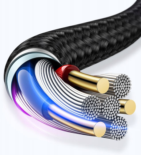 Mcdodo LED USB-C to Lightning Cable Μαύρο 2m (CA-7371)