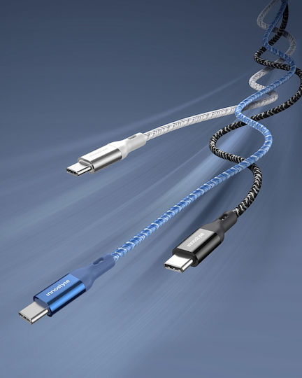 Innostyle USB-C zu Lightning Kabel Schwarz 2m (ICL150ALBLU)