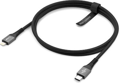 AlzaPower USB-C to Lightning Cable Gray 1m