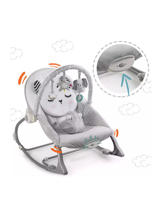 Nukido Electric Baby Relax with Vibration Gray for Child up to 18kg