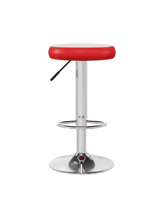 Hocker Bar mit Höhenverstellbar Red 2Stück 31x31x58-78cm