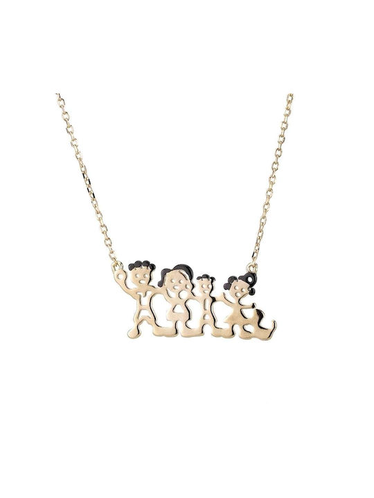 Goldsmith Necklace Family from Gold Plated Silver