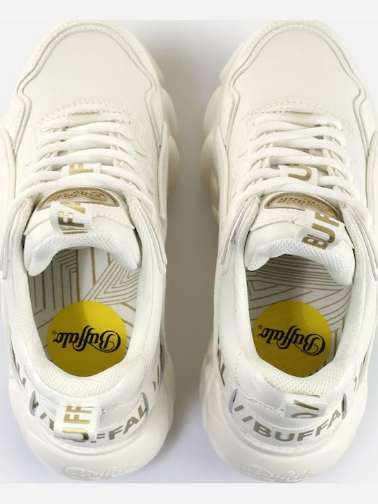 Γυναικεία Chunky Sneakers White Croco