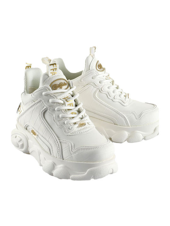 Γυναικεία Chunky Sneakers White Croco