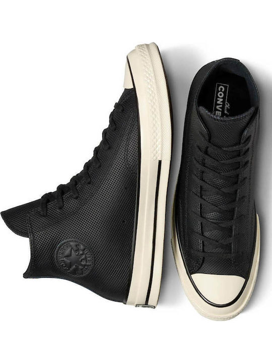 Chuck 70 Leather Sneakers Black