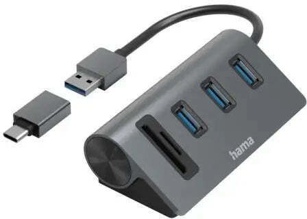 HAMA Card Reader Thunderbolt USB 3.2 Type-C για SD/microSD
