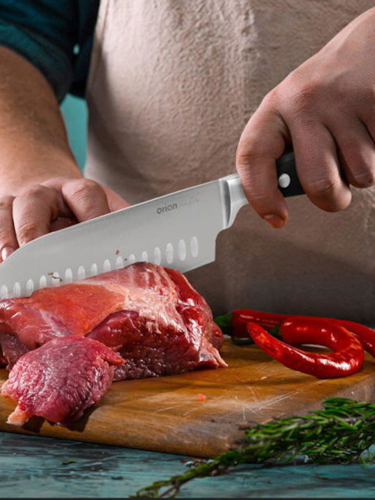 Orion Μαχαίρι Santoku από Ανοξείδωτο Ατσάλι 18.5cm
