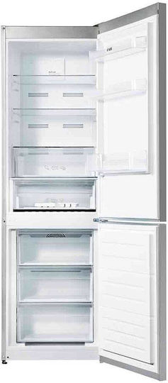 Vox Electronics Kühl-Gefrierkombination 331Es NoFrost H186xB59.5xT65cm. Inox NF 3730 IXE
