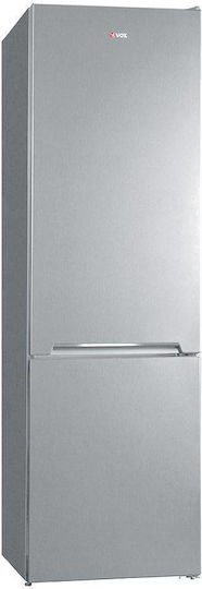 Vox Electronics Kühl-Gefrierkombination 331Es NoFrost H186xB59.5xT65cm. Inox NF 3730 IXE