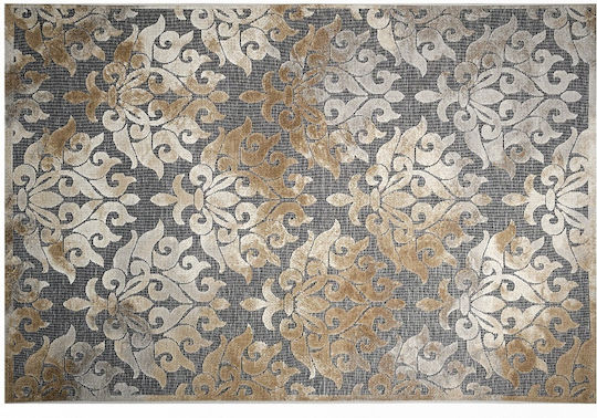 Tzikas Carpets 18533-975 Εξωτερικού Χώρου 133x190cm Μπεζ-καφε-γκρι-χρυσο