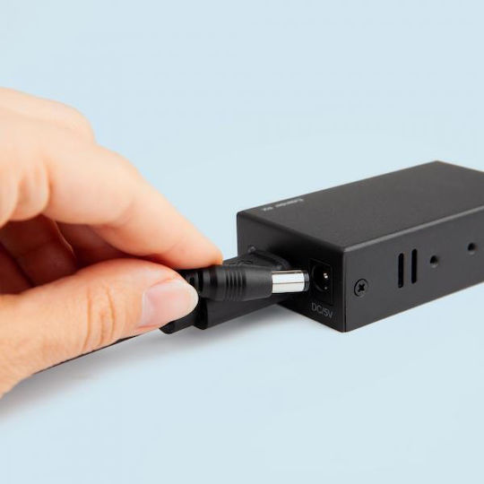 Unitek USB 2.0 Кабел USB-A Мъжки - DC Черен 1.5м Y-C4046BK