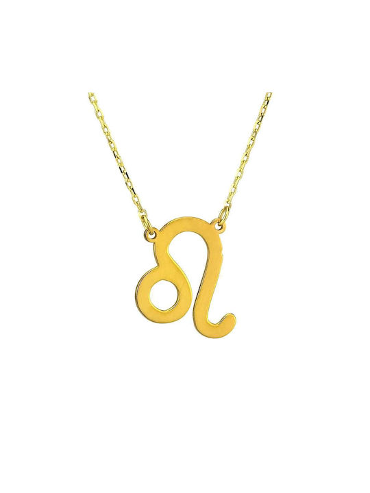 Goldsmith Necklace Zodiac Sign Leo from Silver