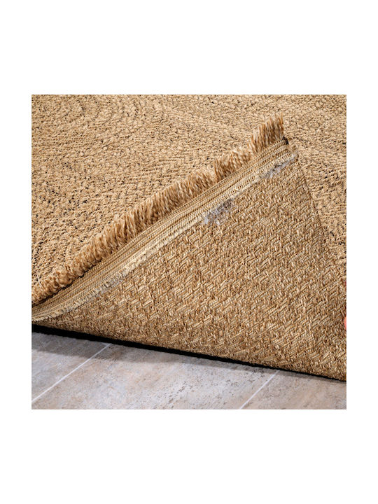 Tzikas Carpets Kenzzi 05006-778 Teppich Außenbereich Rechteckig Synthetisch,Polyester/Cotton/Leather Braun