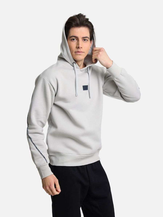 Paco & Co Herren Sweatshirt mit Kapuze Blau