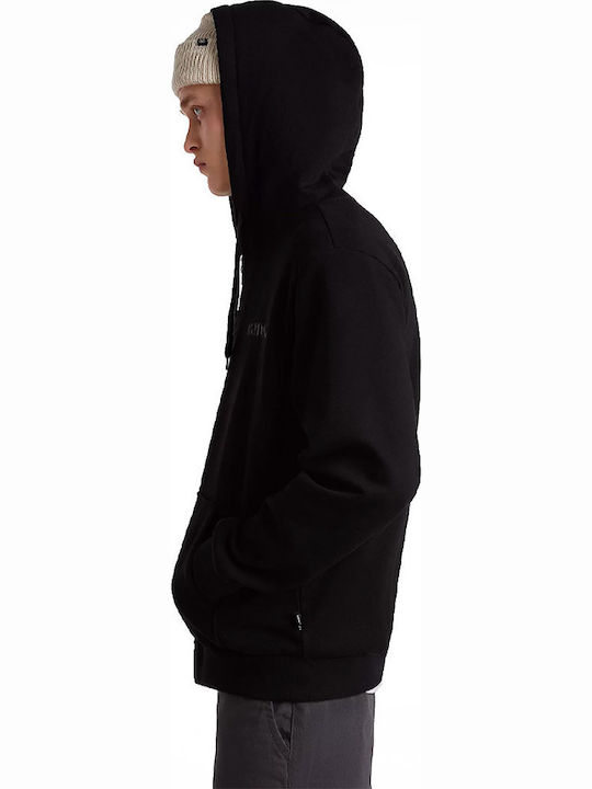 Black Hoodie Cardigan