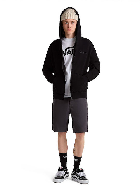 Black Hoodie Cardigan