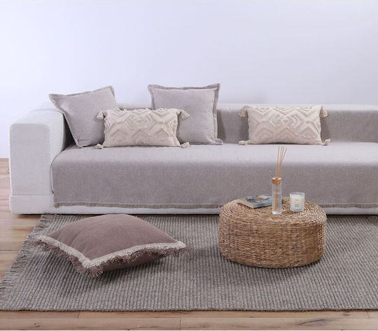 Nef-Nef Homeware Rebel Χαλί Ορθογώνιο Καλοκαιρινό από Γιούτα Beige 140x200cm