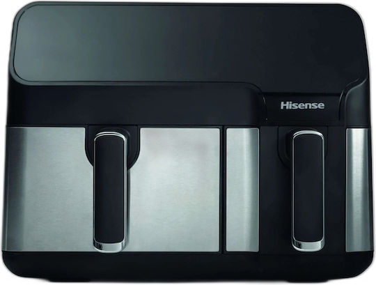 Hisense Friteuză cu aer cu Coș Detașabil Dublu 3.3lt Argintiu HAF2900D