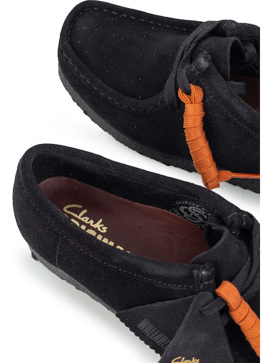Wallabee Γυναικεία Μοκασίνια σε Μαύρο Χρώμα