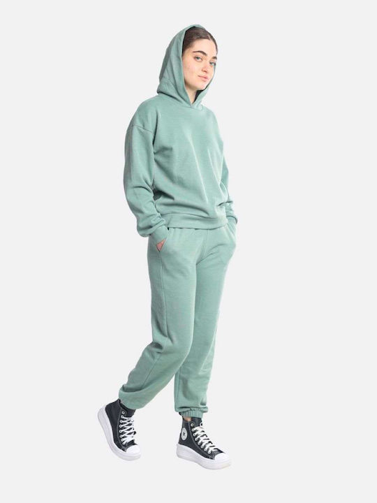 Paco & Co Damen-Sweatpants-Set Grün