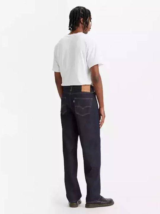 Stay Men's Jeans Pants with Loose Straight Fit Unwashed Denim