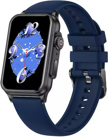 Smart Watch Nubi H23 Bluetooth Calling Heart Rate Calories Blood Pressure Remote Camera Pedometer Blue