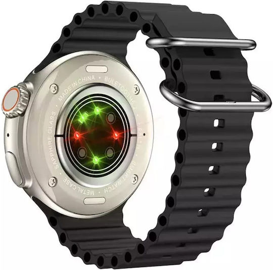 Nubi Z78 Ultra Smartwatch Bluetooth Talk Heart Rate Calories Blood Pressure Remote Camera Nfc Ai Voice Assistant Black