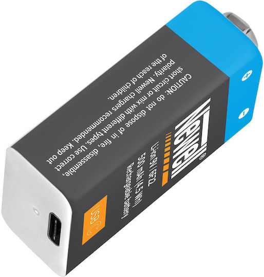 Newell Επαναφορτιζόμενη Μπαταρία 9V Li-ion 500mAh 1τμχ