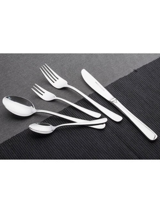 KING Hoff Cutlery Set Silver 72pcs with Suitcase