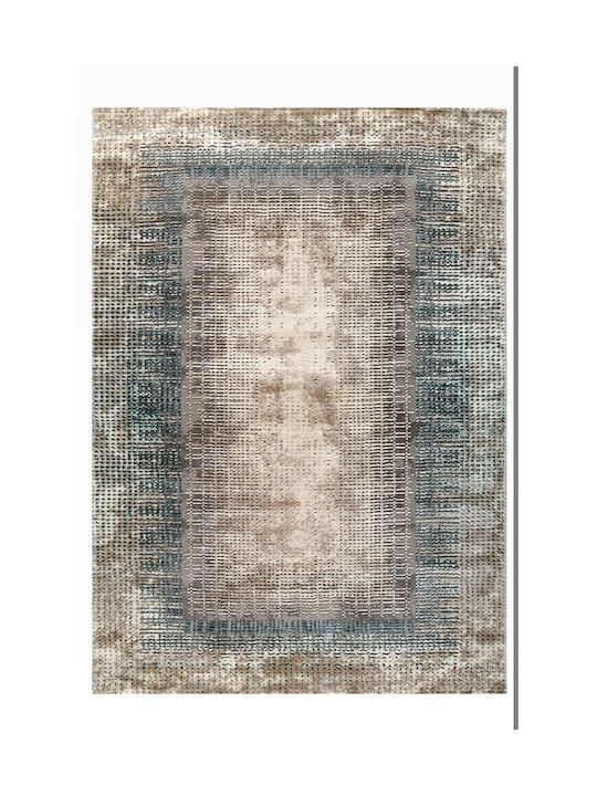 Tzikas Carpets 19288 Χαλί Ορθογώνιο Γκρι-μπλε