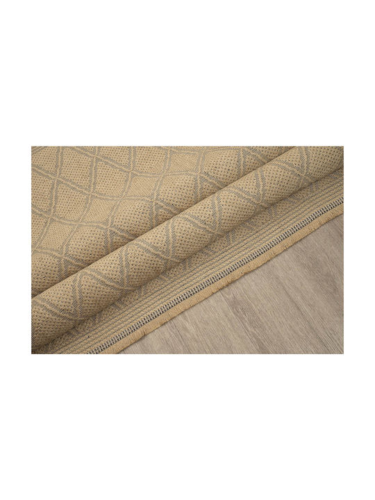 Newplan Sahara 124a Teppich Rechteckig Sommer aus Jute Beige