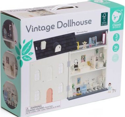 Classic World Wooden Dollhouse