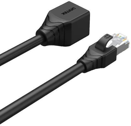 Cablu de rețea Unitek C1896bk Rj-45 8p8c M-f Cat 6 Stp 3m