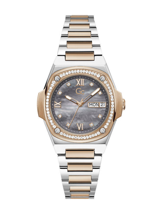 Guess Women's Watch 36mm Battery with Gold Stainless Steel Strap