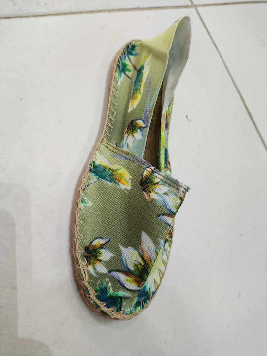Women's Espadrilles Gold Printed