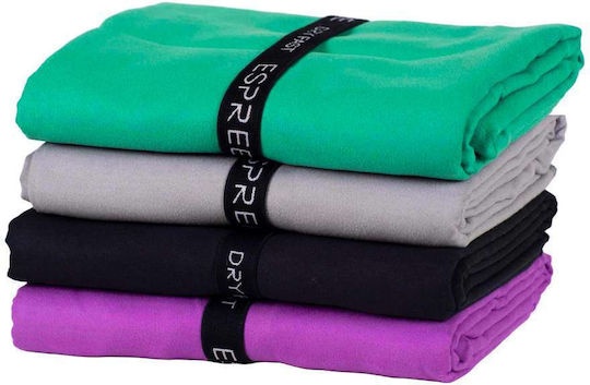 Espree Microfiber Face Towel 280gr/m² Green 100x50cm