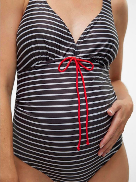 Mamalicious One Piece Maternity Swimwear Black