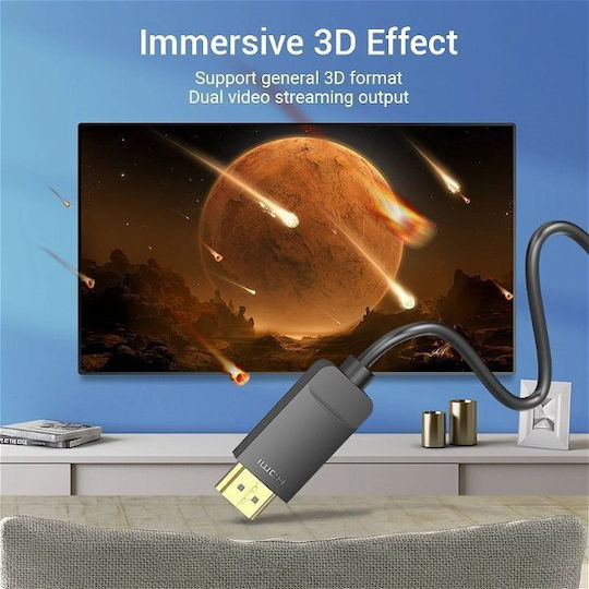 Vention DisplayPort-Kabel Männlich - Mini-DisplayPort Männlich 2m Schwarz