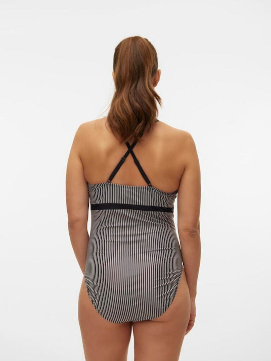 Mamalicious One Piece Maternity Swimwear Black