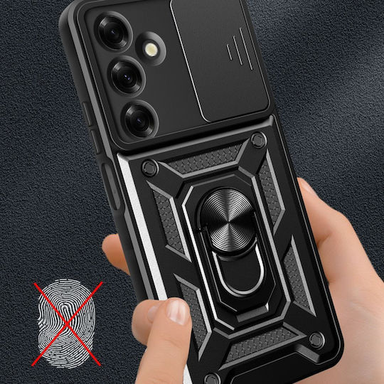 Tech-Protect Camshield Pro Back Cover Tempered Glass Black (Samsung Galaxy M35)