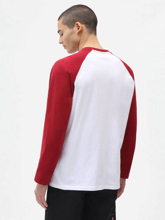 Dickies Men's Long Sleeve Blouse Red