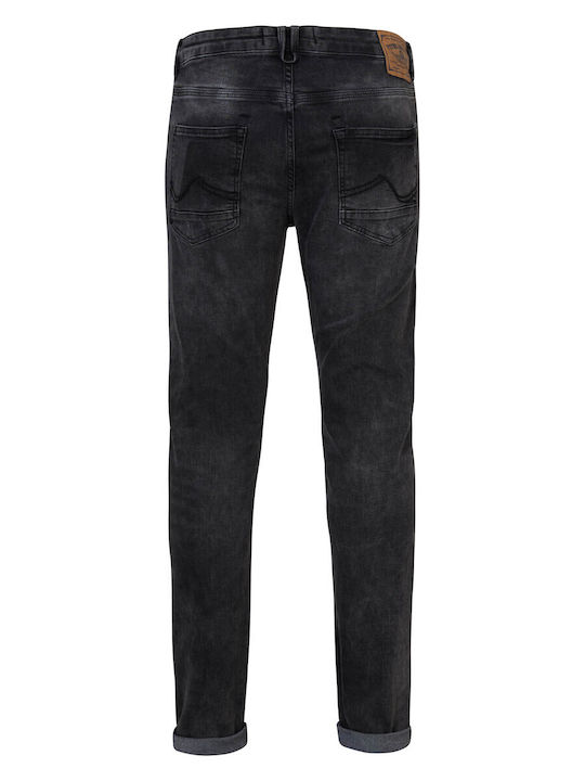 Petrol Industries Seaham Herren Jeanshose in Slim Fit Schwarz