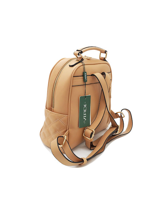 Verde Women's Bag Backpack Beige