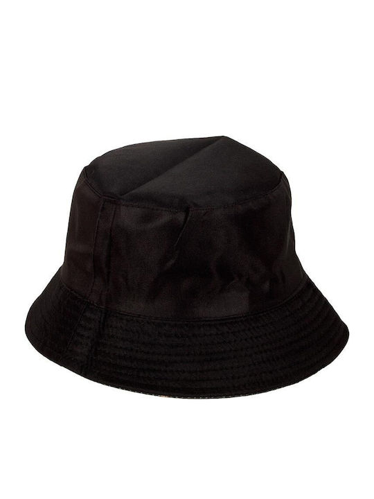 Paperinos Kids' Hat Bucket Fabric Black Orange Print