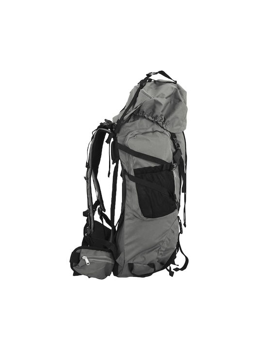 vidaXL Men's Fabric Backpack Waterproof Gray