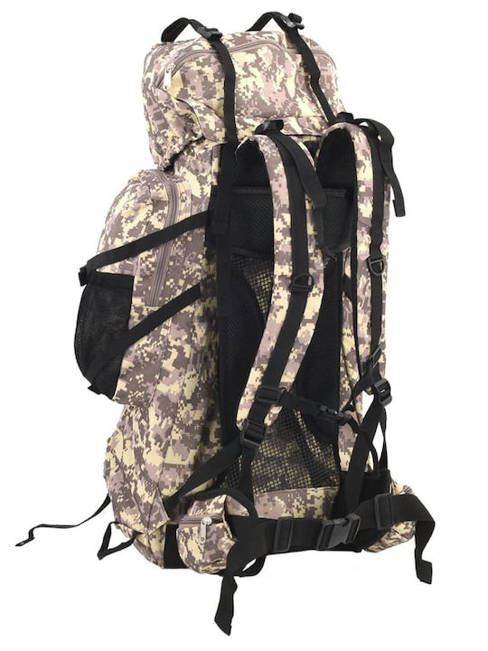 vidaXL Backpack Αδιάβροχο 60lt Καφέ