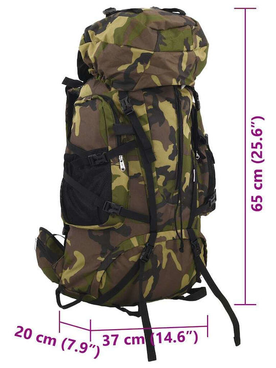 vidaXL Backpack Αδιάβροχο 60lt Πράσινο