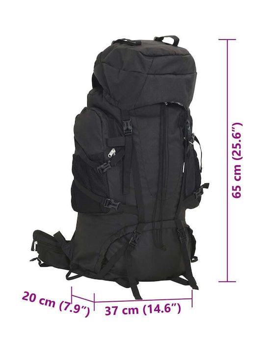 vidaXL Backpack Αδιάβροχο 60lt Μαύρο